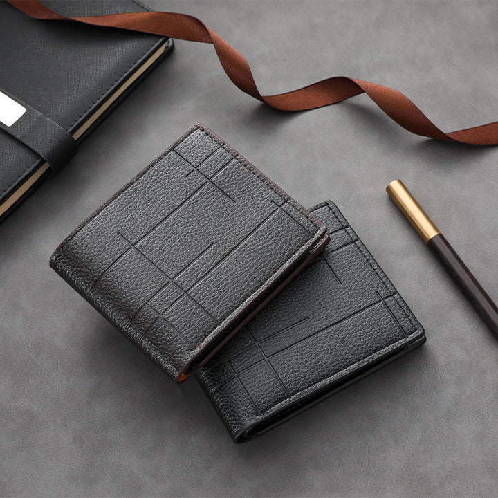 Textured Leather Wallet Kalsten