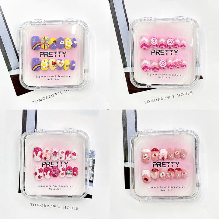 Decorative Press-On Nail Set Kalsten