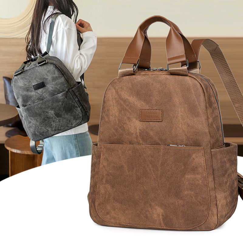 Vintage-Inspired Multi-Functional Backpack Kalsten