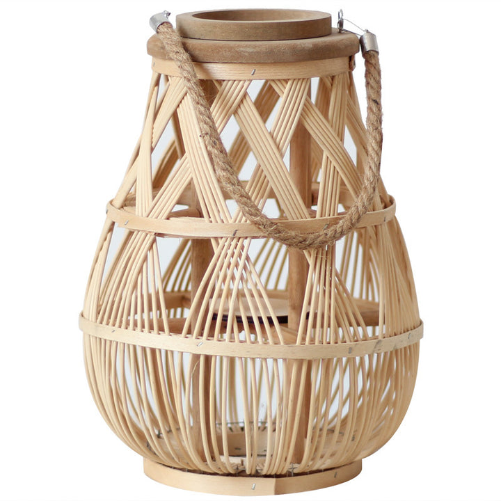 Handmade Rattan Lantern Kalsten