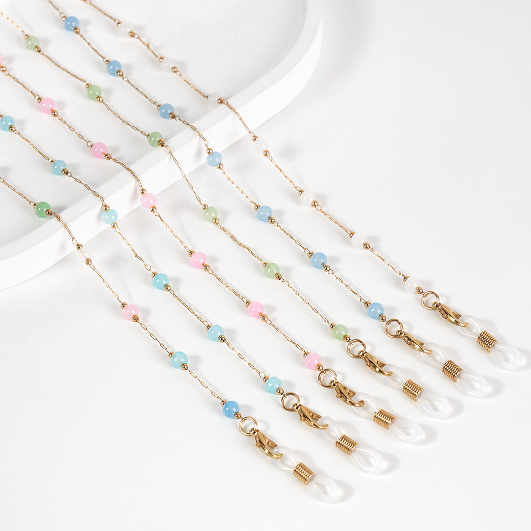 Elegant Beaded Glasses Chain Kalsten