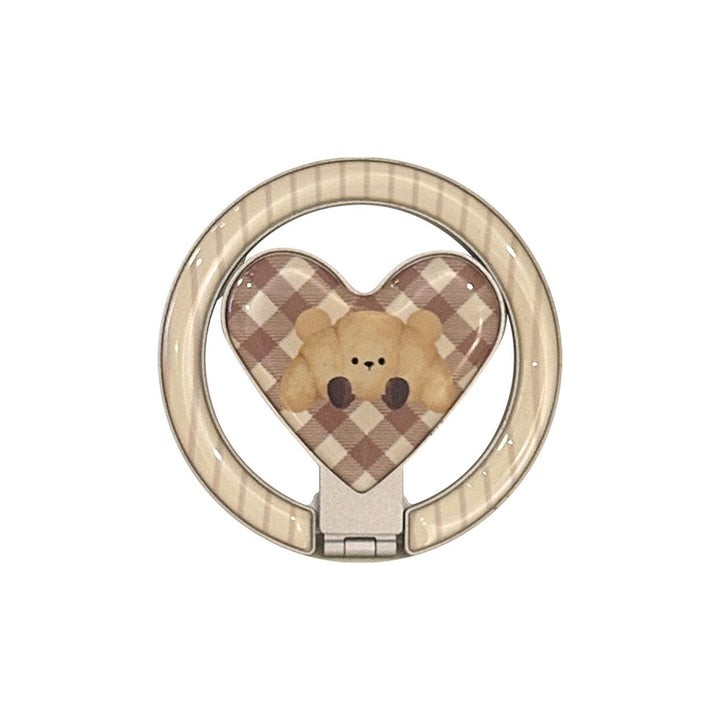 Playful smartphone finger holder with bear motif Kalsten