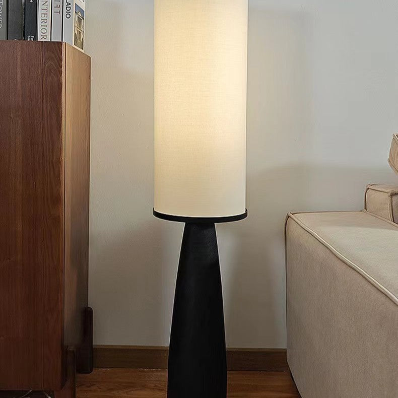 Modern Minimalist Floor Lamp with Integrated Side Table