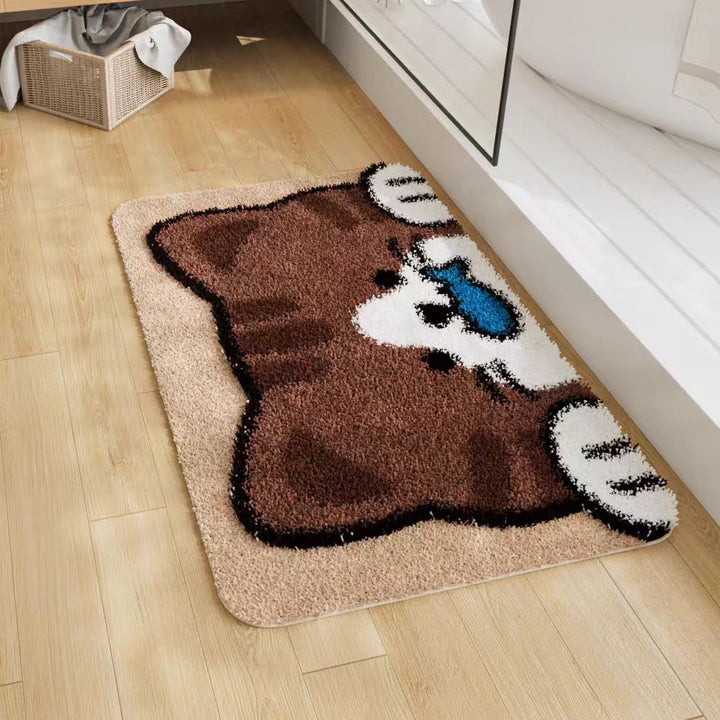 Cute Cat-Shaped Bath Mat Kalsten