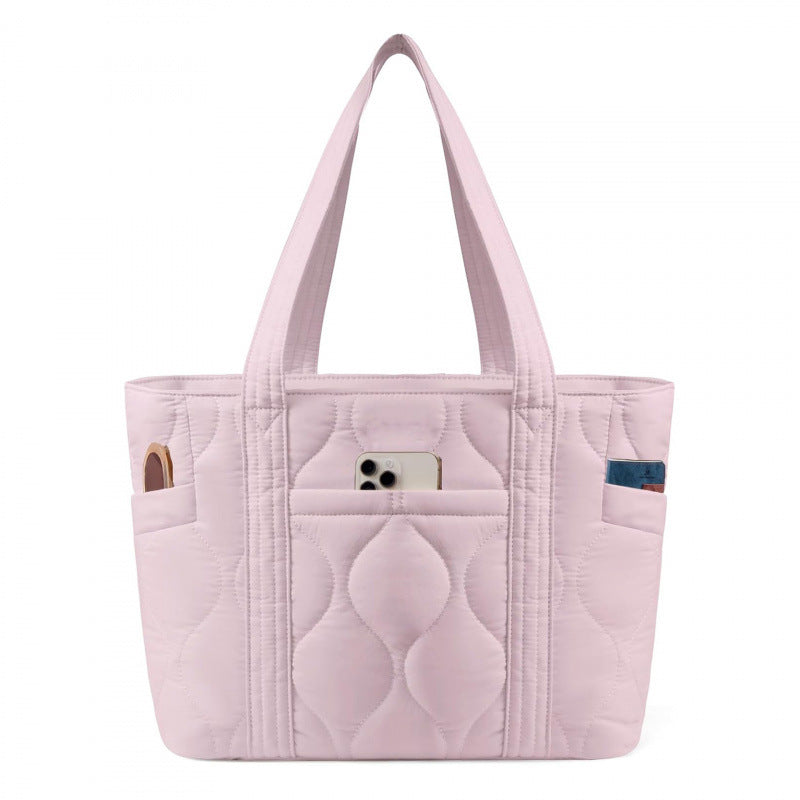Quilted everyday bag with multiple outer pockets Kalsten