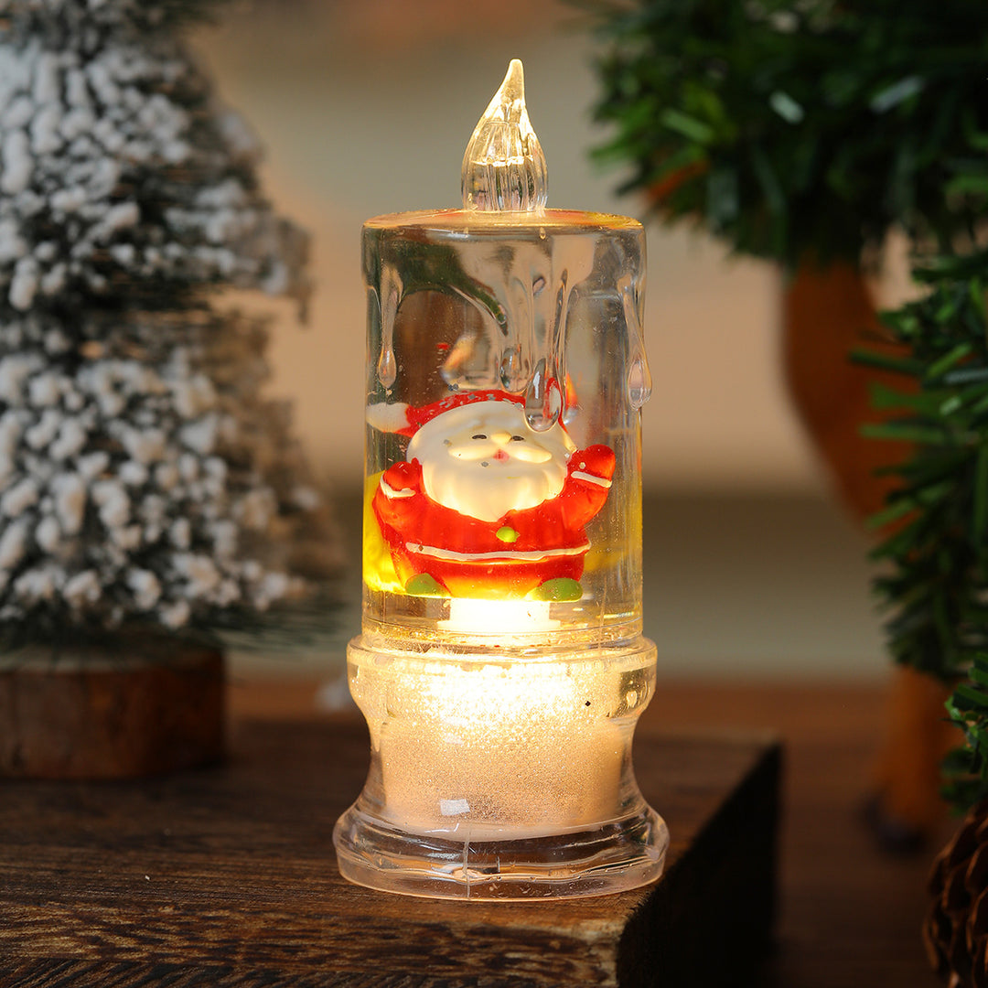 LED Illuminated Christmas Candle Figurine Kalsten