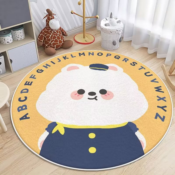 Cute Cartoon Puppy Area Mat