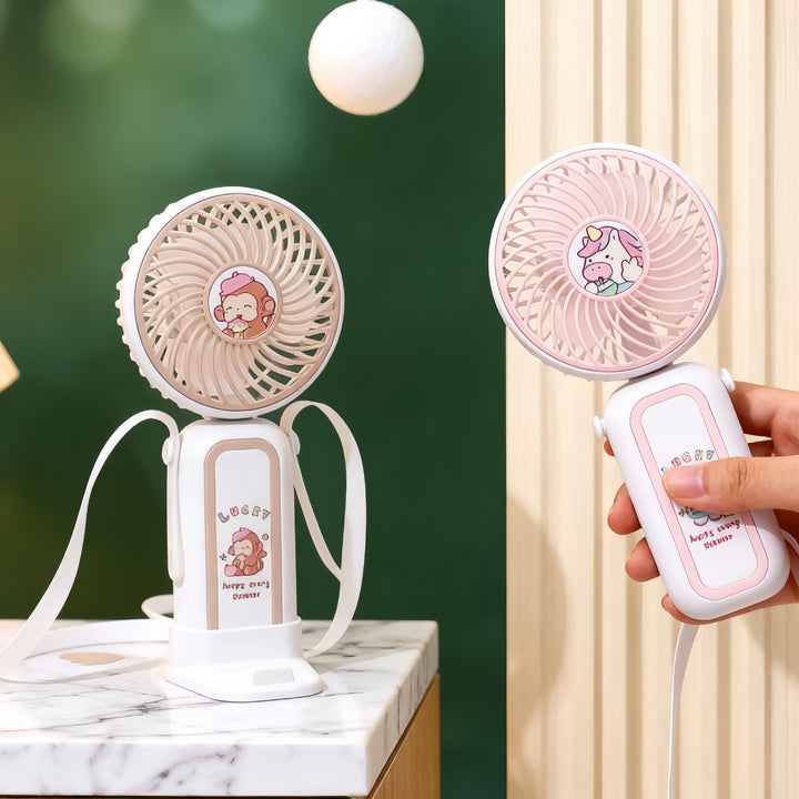 Ladies Portable Hand Fan with Cute Design Kalsten