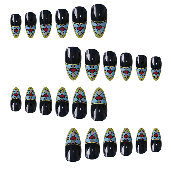 Stained Glass Inspired Press-On Nails Kalsten