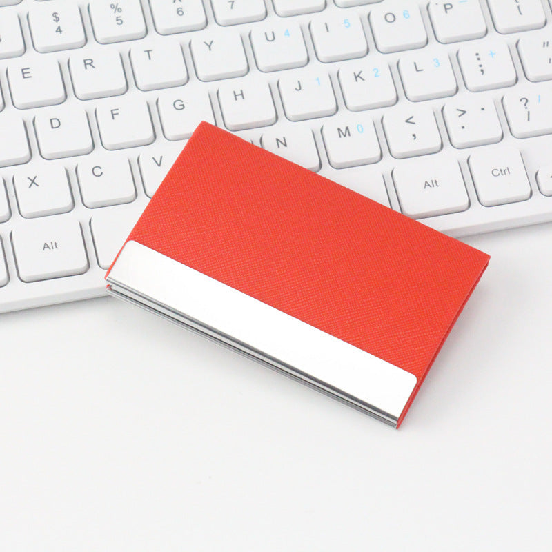 Elegant Textured Business Card Holder
