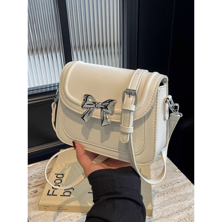 Elegant Bow-Detail Shoulder Bag Kalsten