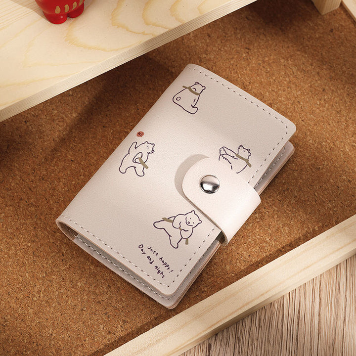 Cute Animal-Themed Leather Wallet Kalsten