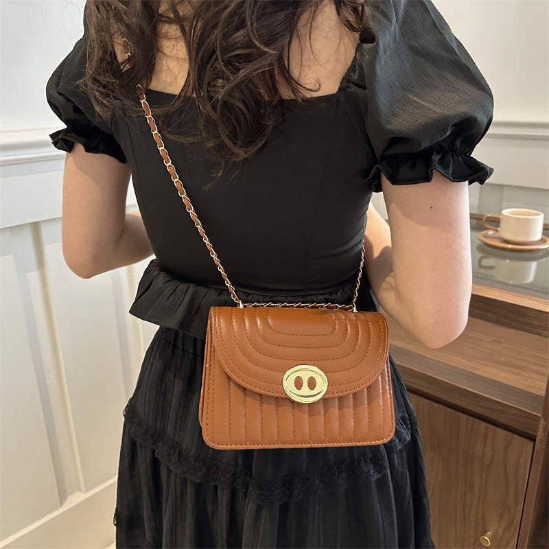 Quilted Chain Link Crossbody Handbag Kalsten