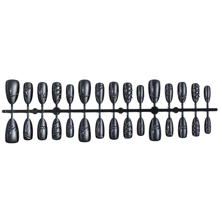 Creative artificial nail set with elegant design and different shapes Kalsten