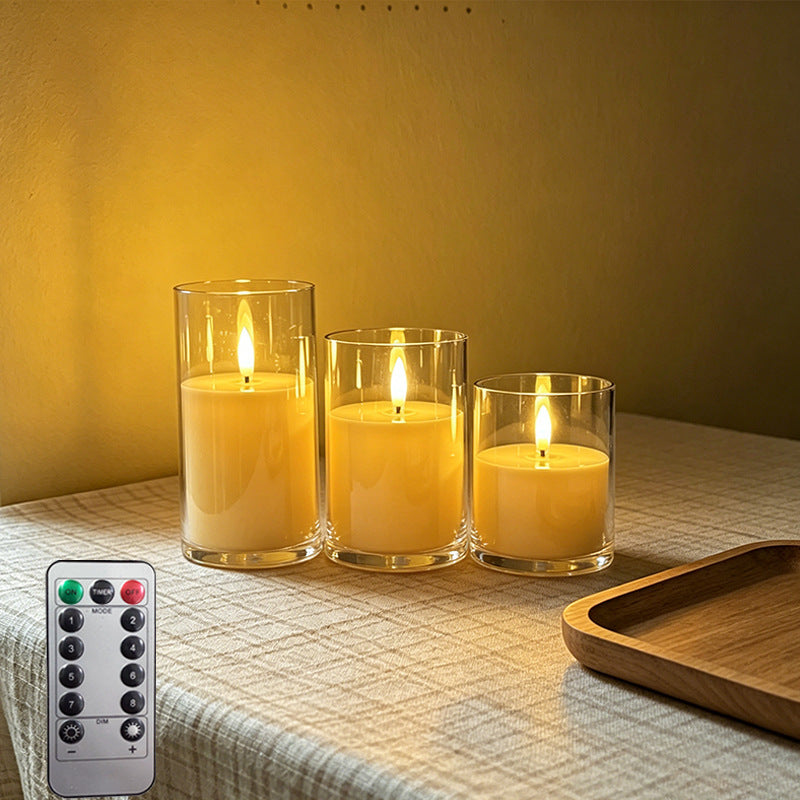 LED Scented Candle with Flame Effect Kalsten
