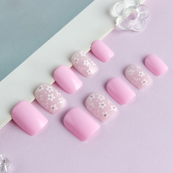 Floral Themed Press-On Nail Art Set Kalsten