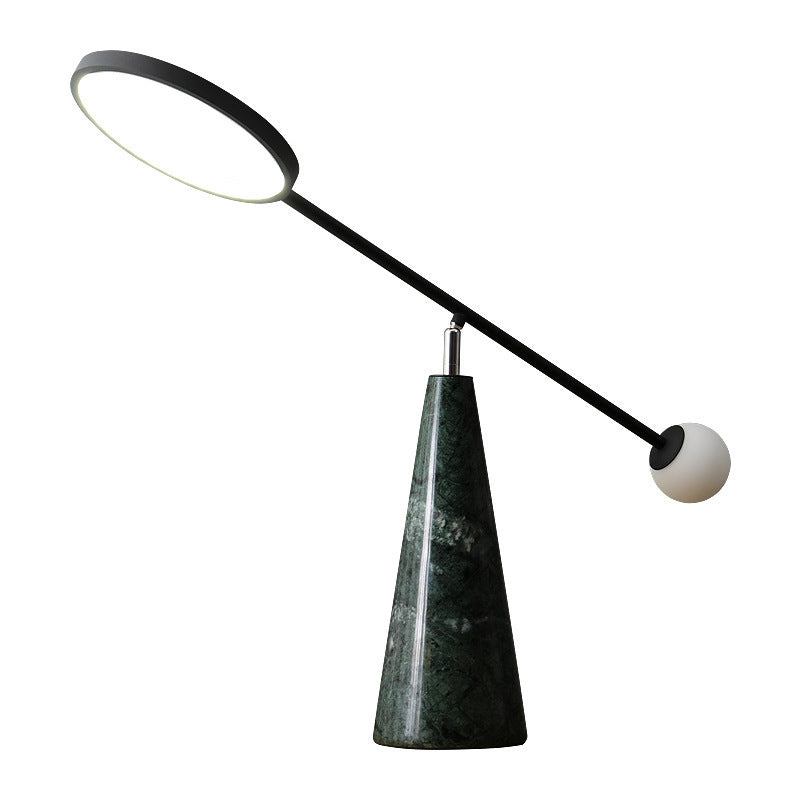 Modern Adjustable Desk Lamp with Geometric Base