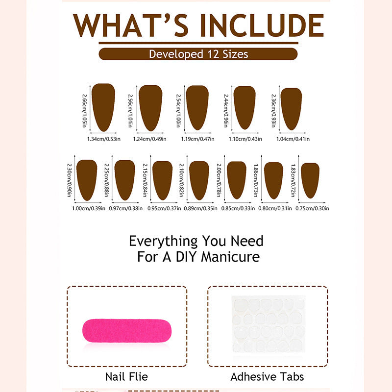 Glamorous artificial nails with jewel details Kalsten