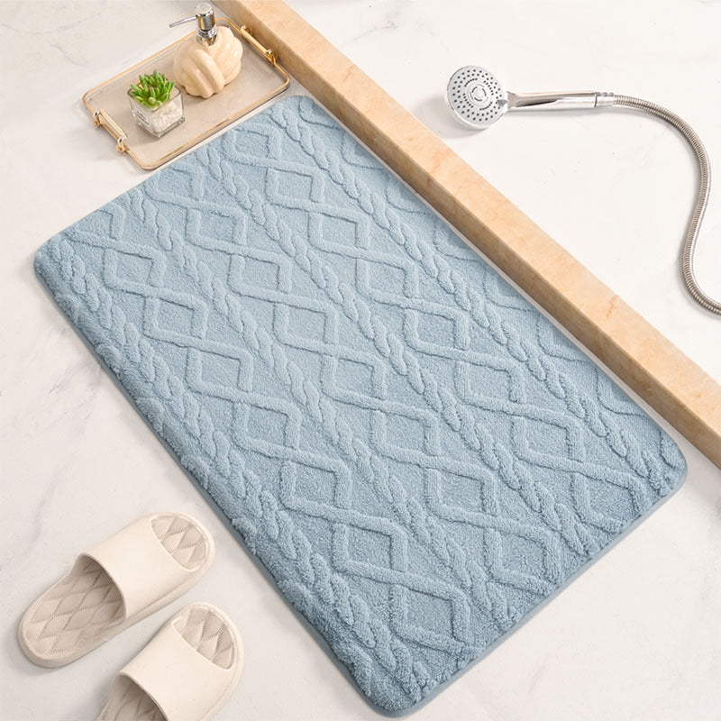 Luxurious Geometric Pattern Bath Mat