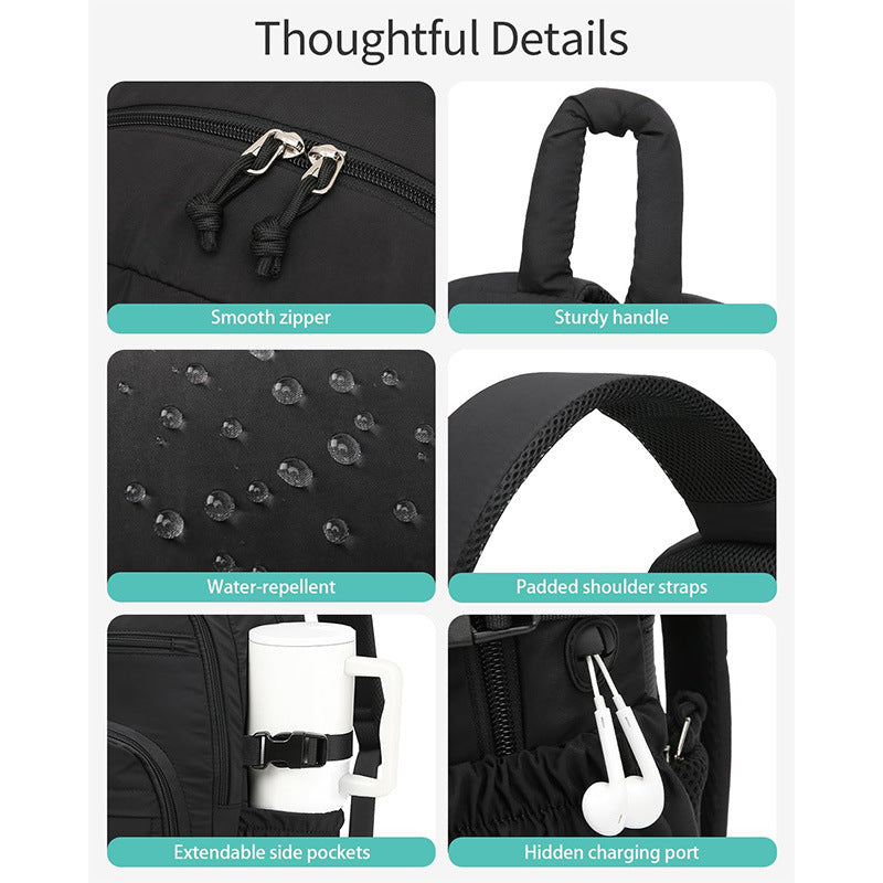 Versatile Travel Backpack with Insulated Drink Holder Kalsten