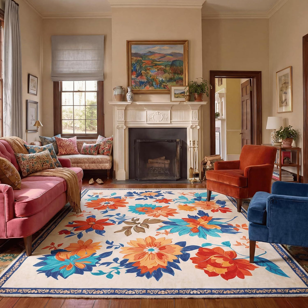 Flower Area Rug
