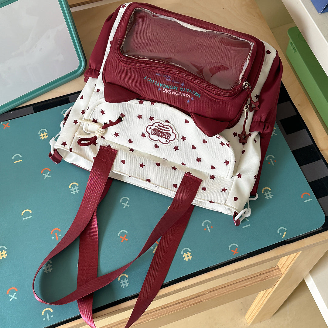 Lightweight Stylish Star Pattern Backpack