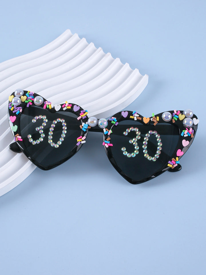 Decorative Celebration Heart-Shaped Sunglasses Kalsten