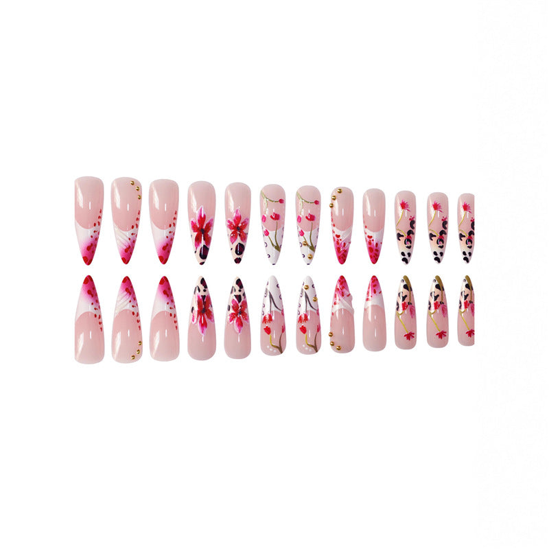 Premium Floral Acrylic Nail Art Set Kalsten