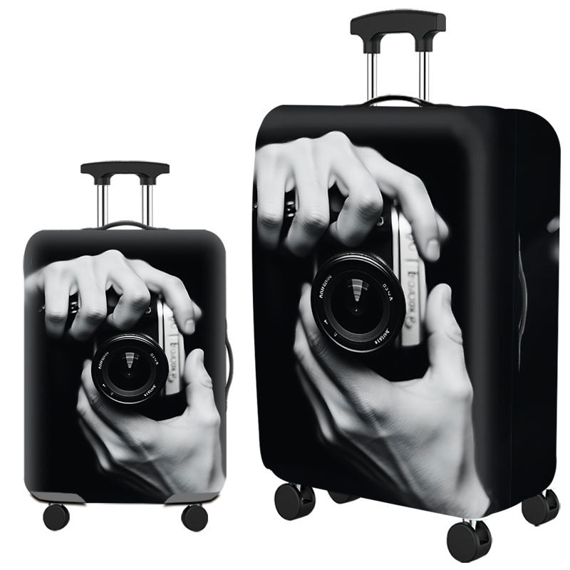 Artistic Cat-Themed Hard Shell Suitcase Kalsten