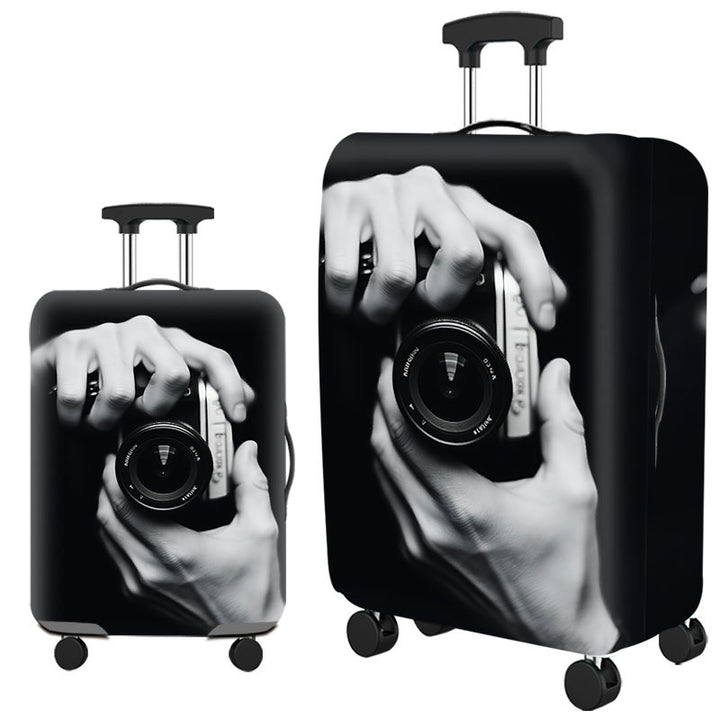 Artistic Cat-Themed Hard Shell Suitcase Kalsten