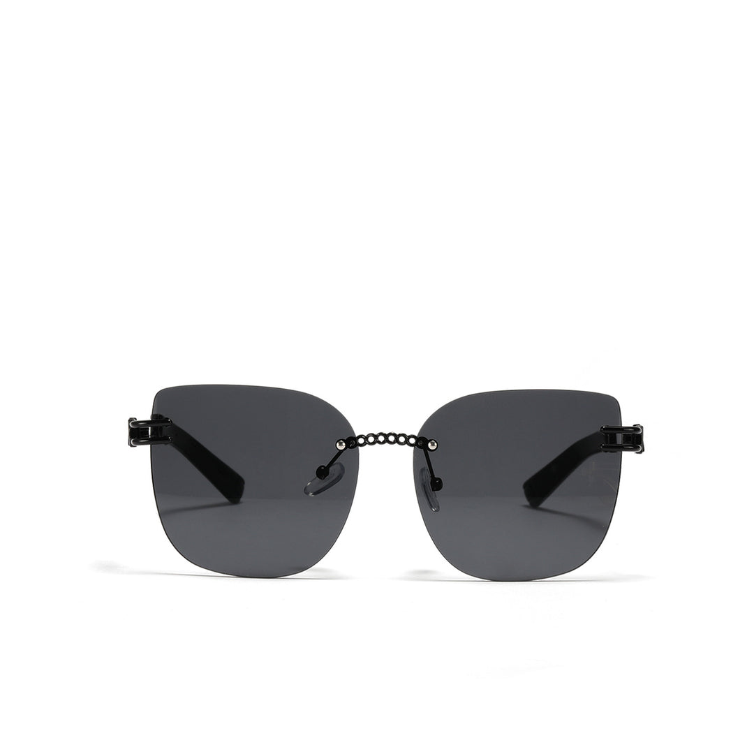 Women's Oversized Sunglasses with Stylish Gradient and Unique Frame Kalsten