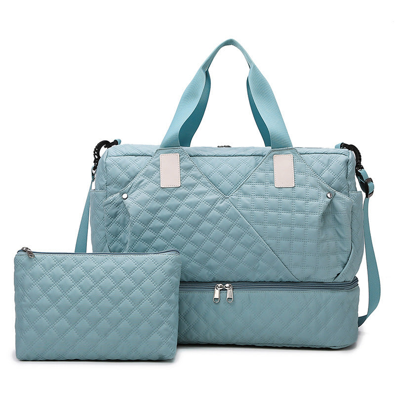 Quilted Multitasking Travel Duffle Bag Kalsten