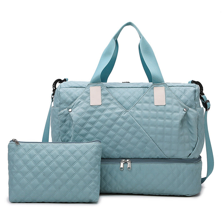 Quilted Multitasking Travel Duffle Bag Kalsten