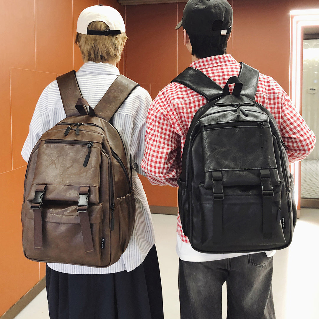Stylish Multi-Functional Brown Backpack Kalsten