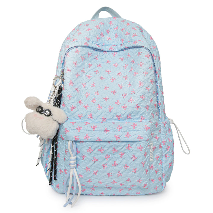 Quilted Floral Print Backpack Kalsten