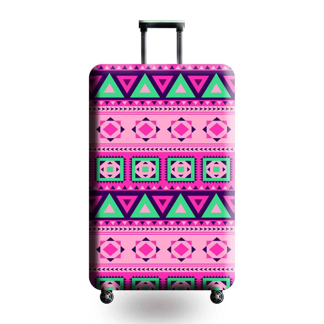 Women's Hard Shell Suitcase with Ethnic Pattern Kalsten