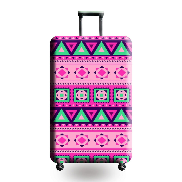 Women's Hard Shell Suitcase with Ethnic Pattern Kalsten