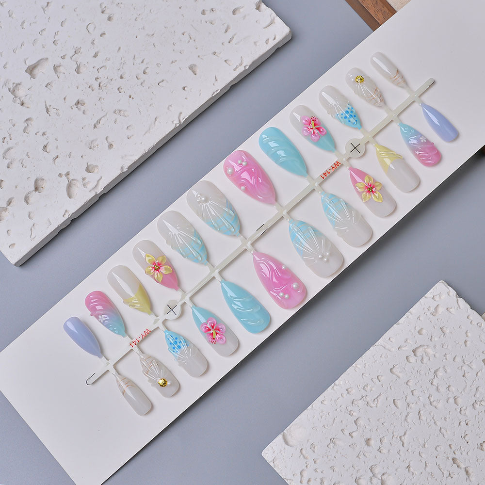Artistic Press-On Nail Set Kalsten 1787294358