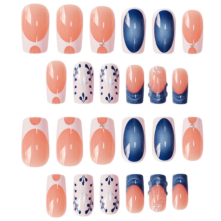 Artistic Decorative Press-On Nail Set Kalsten