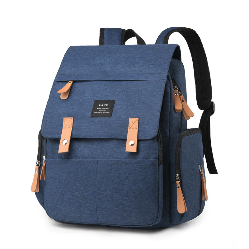 Multi-Pocket Canvas Backpack Kalsten