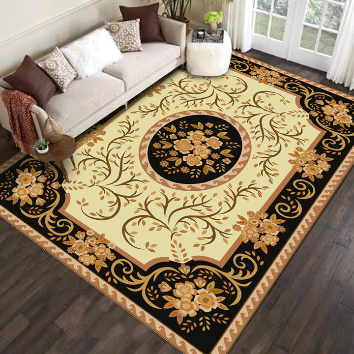 Elegant Floral Pattern Area Rug