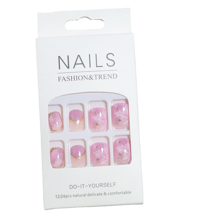 DIY Floral Design Press-On Nail Set Kalsten