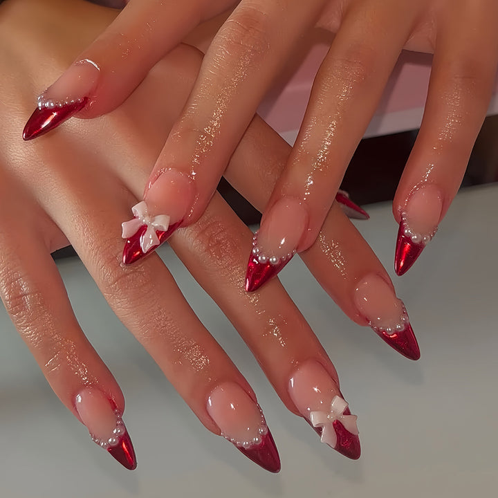 Elegant Stiletto Press-On Nail Art Kalsten