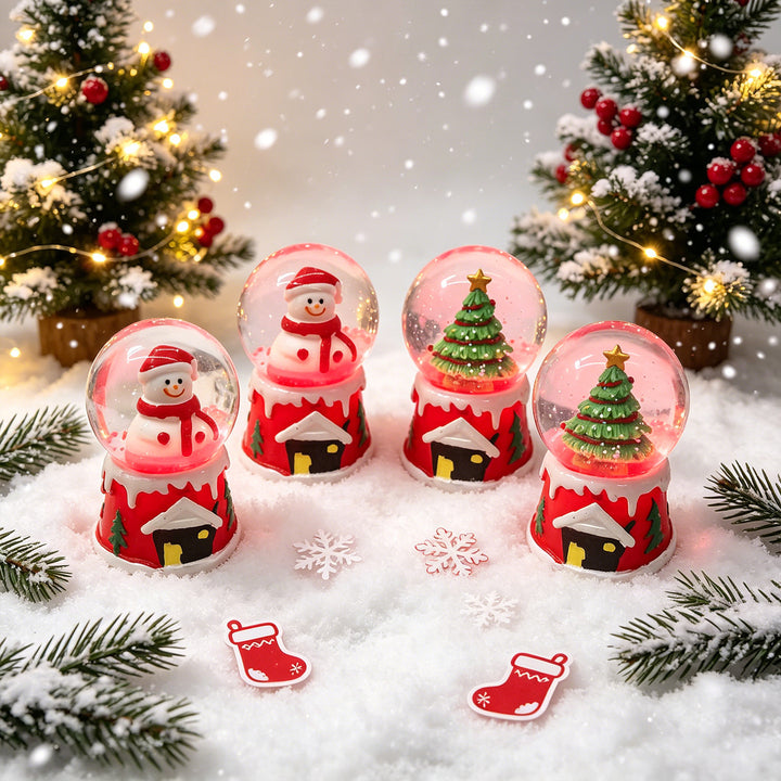 Magical Christmas Snow Globe Figures Kalsten