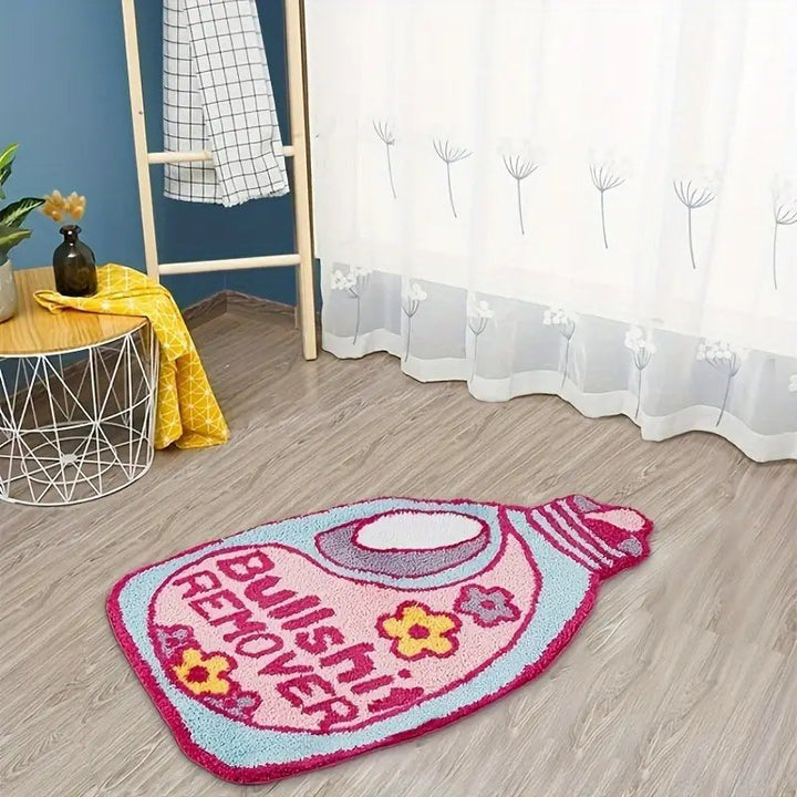 Alien Skateboard Themed Area Rug