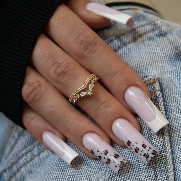 Artistic Long Press-On Nail Art Kalsten