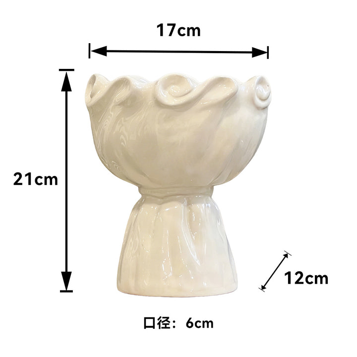Decorative Floral Shaped Vase for Home Decor