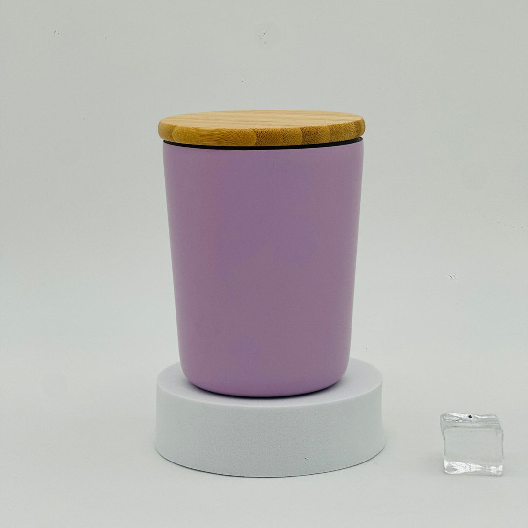 Ladies elegant sustainable insulated cup with bamboo lid Kalsten
