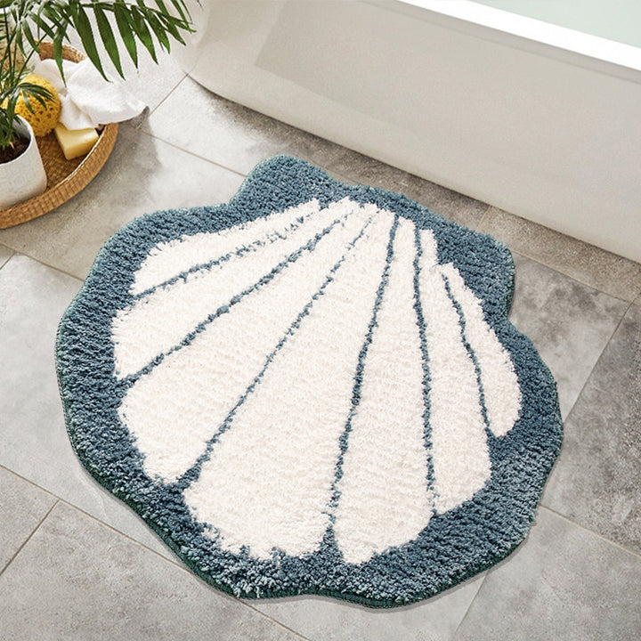 Shell-Shaped Bath Mat Kalsten
