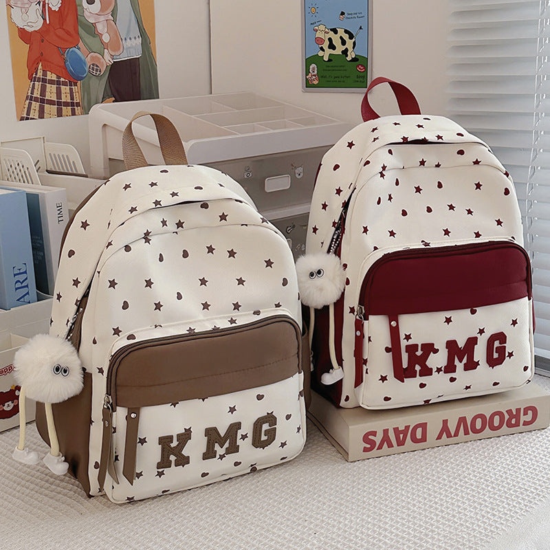 Casual Star-Patterned Backpack Kalsten 1791204760